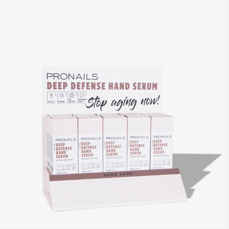 Deep Defense Hand Serum Display (empty)